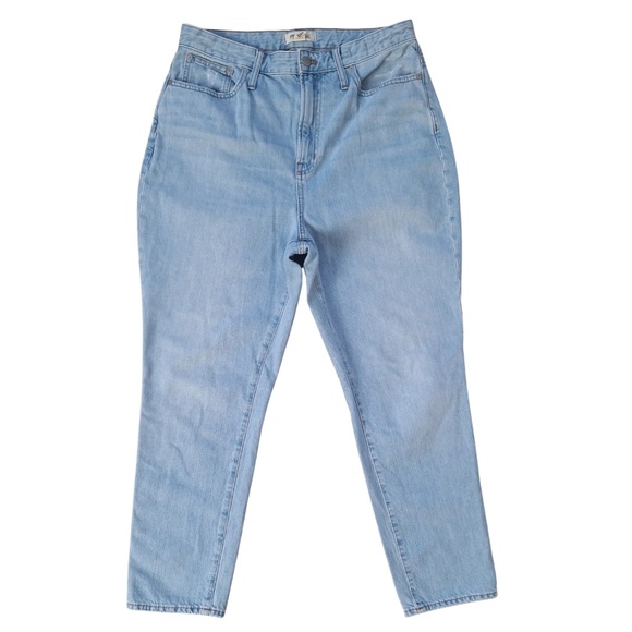 Madewell The Curvy Perfect Vintage Jean Sz 31 Light Wash Denim 100% Cotton - Picture 3 of 13